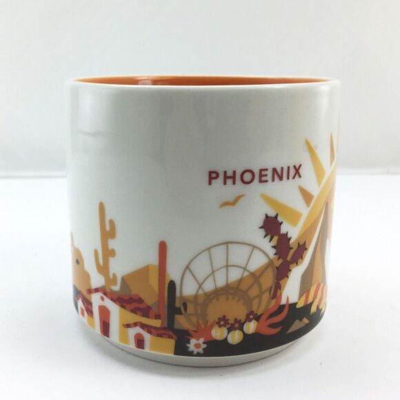 Starbucks Phoenix You Are Here Collection Mug-2015 Starbucks Coffee Cup 14 fl oz - Picture 5 of 7
